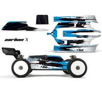 AMR Gara Losi 8IGHT-E 3.0 RC Grafico Kit Adesivi Avvolgere 1/8 Buggy Corpo