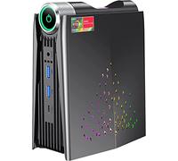 AMR5 Mini PC Gaming,32GB DDR4 512GB SSD,AMD Ryzen 5 5600U RGB PC,Windows 11 Pro Micro Desktop Computer, HDMI/DP/Type-C Triple Output,Dual-Band WiFi,Auto/Silent Eco/Performance 3 Adjustable Mode