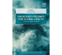 Amrei Müller Emergency Regimes for Global Health (Copertina rigida)