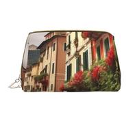AMREWQYL Bella Italia ha stampato la borsa cosmetica portatile del sacchetto cosmetico della borsa della pochette, bianco, Taglia unica
