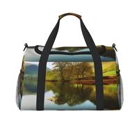 AMREWQYL Borsa da viaggio a mano stampata Parco nazionale del Lake District Borsa da viaggio Casual