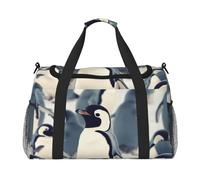 AMREWQYL Cute Penguin Animal Pattern stampato mano Travel Bag Borsa Casual bagagli