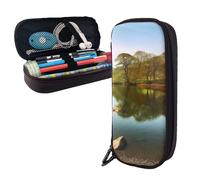 AMREWQYL Lake District National Park custodia in pelle stampata per matite
