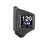 AMROOLOO Head up Display per auto, schermo ruotabile dello strumento per auto, visualizzazione dei dati di guida, tachimetro GPS, OBD Car Head-up Display, adatto a tutte le auto