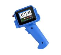 AMRTTWY Stampante portatile. Mini stampante a getto d'inchiostro portatile 12,7 mm per QR CODE BATCH Numero Data Logo di scadenza Macchina di codifica della data .Ufficio domestico(White INK)