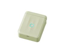 AMRTTWY Stampante portatile. Mini Stampante Portatile For Etichette Adesive Senza Inchiostro, Etichettatrice Termica Bluetooth .Ufficio domestico(Green)