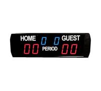 AMRTTWY Timer, Tabellone Segnapunti Elettronico Basket E Timer Shot Supporto da Tavolo Portatile Parete Digitale con Controllo App LED in Alluminio per Il Calcio