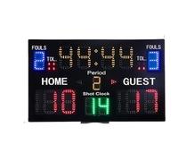AMRTTWY Timer, Tabellone Segnapunti Portatile per Interni da Tavolo Multisport con Punteggio Elettronico, Basket Digitale, Console, Timer per Il Conto alla Rovescia, di Gioco