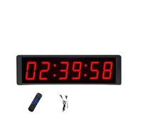 AMRTTWY Timer, Tabellone Segnapunti Telecomando Programmabile LED Timer Intervallo Gara Sport Allenamento Orologio Palestra per Giochi