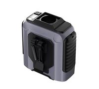 AMRTTWY Ventilatore portatile, Ventilatore Portatile Da Cintura, Ventilatore Di Raffreddamento Ricaricabile Con Luce Flash, Display A LED, Clip Sulla Cintura, Ventilatore Da Campeggio(Gray)