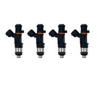 Amrxuts 4 pezzi set 0280158013 16600-AX200 16600-AX20B ugelli dell'iniettore di combustibile misura per Nissan MICRA C+C MK3 1.0 1.2 1.4 CG10DE CG12DE CR12DE 2003-2010 Nota 1.4 2006 2010 CR14DE