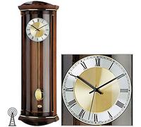 AMS f5080/1 - Orologio a Pendolo radiocontrollato, in Legno, Multicolore, 108 x 40 x 22 cm