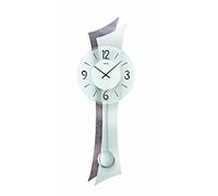 AMS w7426 Orologio a pendolo al quarzo, legno, multicolore, 80 x 35 x 20 cm