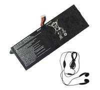 Amsahr 3.7 V 24 W 6700 mAh batteria di ricambio con auricolari stereo per Acer AP11 C8 F/AP11 C3 F 1ICP6/67/88 - 2/1ICP5/67