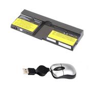 Amsahr 73P5167 - 05 4500 mAh 14.4 V 8 Cell batteria di ricambio con mini mouse ottico per IBM 73P5167/73P5168