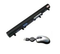 Amsahr - Batteria Aspire V5-05 4 Cell 2200 mAh di ricambio per Acer Aspire V5