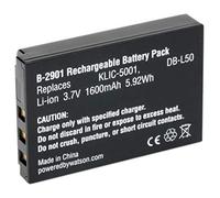 Amsahr Batteria di ricambio digitale per fotocamera e videocamera per Kodak KLIC-5001, EasyShare DX6490