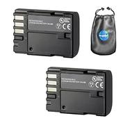 Amsahr Confezione da 2 Fotocamera digitale sostitutiva e batteria per videocamera per PEN D-LI90, D-LI90P, 645Z, K-3, K01, K-5 IIs | 7.2V, 1860mAh