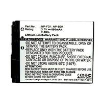 amsahr Grade A Celle della batteria (680 mAh, 3.7 V) per Sony Grigio
