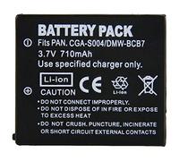 amsahr Grade A Celle della batteria (900 mAh, 3.7 V) per Panasonic CGA S004 Grigio