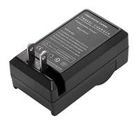 amsahr Grade A Celle della batteria e caricabatteria digitale con tecnologia Smart, ingresso: 110 - 240 V/uscita: DC 12 V, 600 mAh per SAMSUNG BP 1410 Grigio