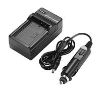 amsahr Grade A Celle della batteria e caricabatteria digitale con tecnologia Smart, ingresso: 110 - 240 V/uscita: DC 12 - 24 V, 600 mAh per SAMSUNG Grigio