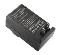 amsahr Grade A Celle della batteria e caricabatteria digitale con tecnologia Smart, ingresso: AC 100 - 240 V, 50/60Hz/uscita: DC 4.2 - 8.4 V, 600 ma per Minolta Grigio