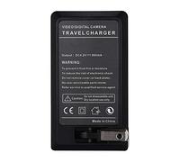 amsahr Grade A Celle della batteria e caricabatteria digitale con tecnologia Smart, ingresso: AC 100 - 240 V/uscita: DC 4.2 - 8.4 V, 600 mAh per Olympus BLE9 Grigio