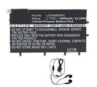 Amsahr lis3096erpc-03 batteria sostitutiva per Sony LIS3096ERPC, Sony SGP321, so-03e, Xperia Tablet Z - include auricolari stereo ()