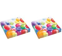 Amscan 10022301 20 Tovaglioli Palloncini, Motif, Mittel (Confezione da 2)