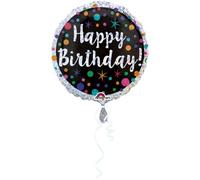 amscan 10130023 - Palloncino olografico a pois, 1 pezzo