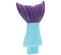 Amscan 170528 - Candela per torta di compleanno a tema sirena, 13 cm