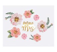 Amscan 242521 Mint To Be Floral Backdrop, Multisize, multicolore