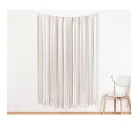 Amscan 244354 Deluxe Fringe Backdrop-244cm x 183cm | Crema | 1 Pc. Sfondo