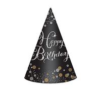 amscan 250772 - Cappello da festa con scritta Sparkling Happy Birthday