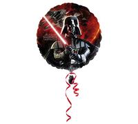 Amscan 2568501 - Palloncino in foil standard Star Wars, diametro circa 43 cm, palloncino ad elio, compleanno, decorazione