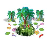 Amscan 280054 Kit decorazione da tavola con palme hawaiane