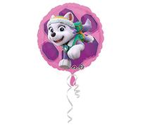 Amscan 3408801 - Palloncino in foil standard Paw Patrol Skye e Everest, diametro circa 43 cm, palloncino ad elio, compleanno