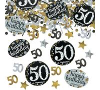 Amscan 360191 - Coriandoli per cinquantesimo compleanno, 34 g, colore: oro