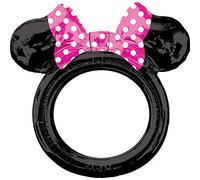 Amscan 3818701 - Palloncino a forma di Minnie, rotondo, dimensioni 73 x 71 cm, colore: nero, rosa, bianco