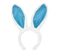 amscan 395456 - Orecchie di coniglietto pasquale, in tessuto e plastica, colore: Blu
