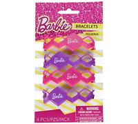 Amscan 396205 - 55 Barbie Sparkle rosa gomma bracciali