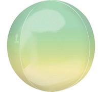 Amscan 3984601 - Palloncino in lamina orbz giallo e verde, 45 cm