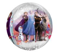 Amscan 4039101 - Palloncino in foil Orbz Frozen 2, diametro circa 41 cm, per elio e aria, palloncino ad elio