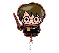 Amscan 4042101 - Palloncino foil forma super Harry Potter, palloncino ad elio, Hogwarts, compleanno, festa a tema
