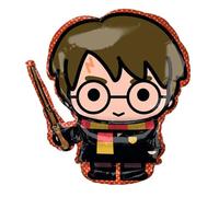 Amscan 4042175 Super Shape Palloncino Plastica Harry Potter, 48x78 cm, Palloncino Elio, Hogwarts, Compleanno Festa a Tema