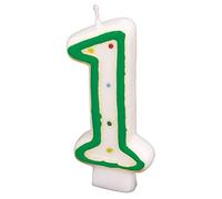 Amscan - 550281 - Candela Dois numero 1, modello casuale, esistono diversi colori