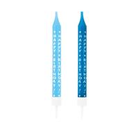 Amscan - 551518 - 10 candele compleanno ragazzo blu
