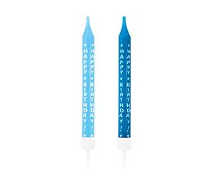 Amscan - 551518 - 10 candele compleanno ragazzo blu