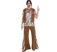 amscan 60s Psychedelic Hippy Man Costume
